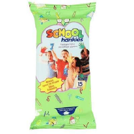 Șervețele umede, 15 bucăți, Wet Hankies