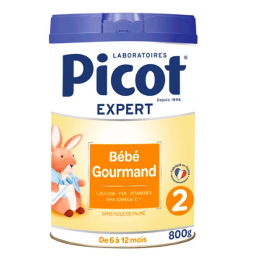 Picot Leche en polvo sin aceite de palma Bebe Gourmand 2 6 a 12 meses 800g