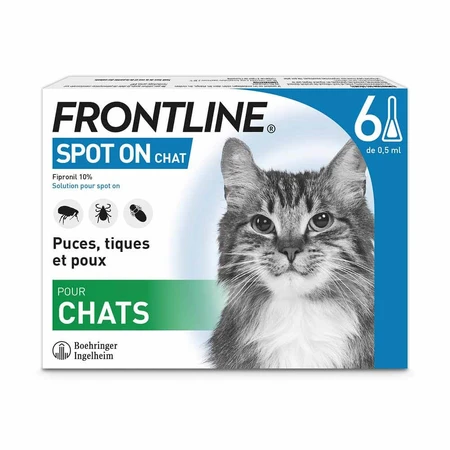Frontline Spot On Katten 6 Pipetten 0,5ml