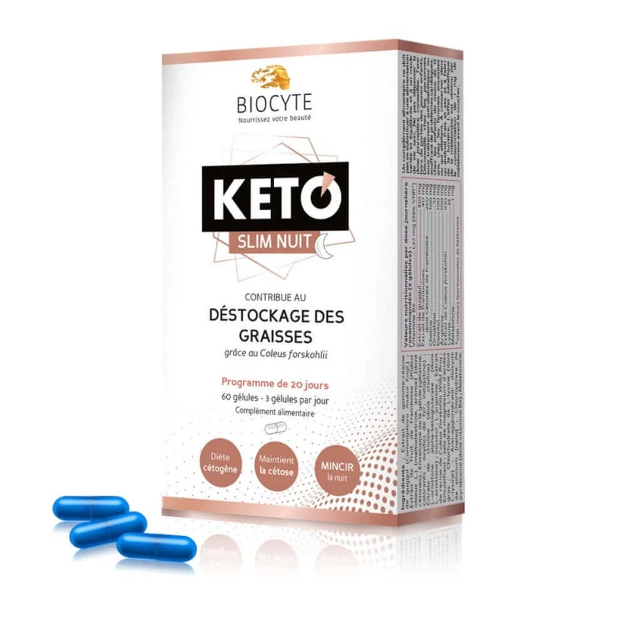 Biocyte Keto Slim Night Fat Burner 60 Kapseln