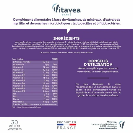 Vitavea Santé Multivitaminici Senior x 30 capsule