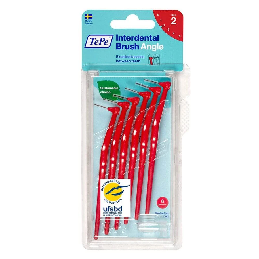 Szczoteczki międzyzębowe TePe z uchwytem 0,5 mm x6: ceny i cechy