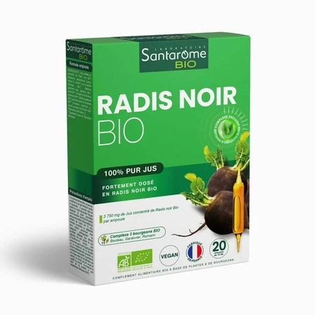 Santarome Radis Noir 20 Ampullen Bio 200ml