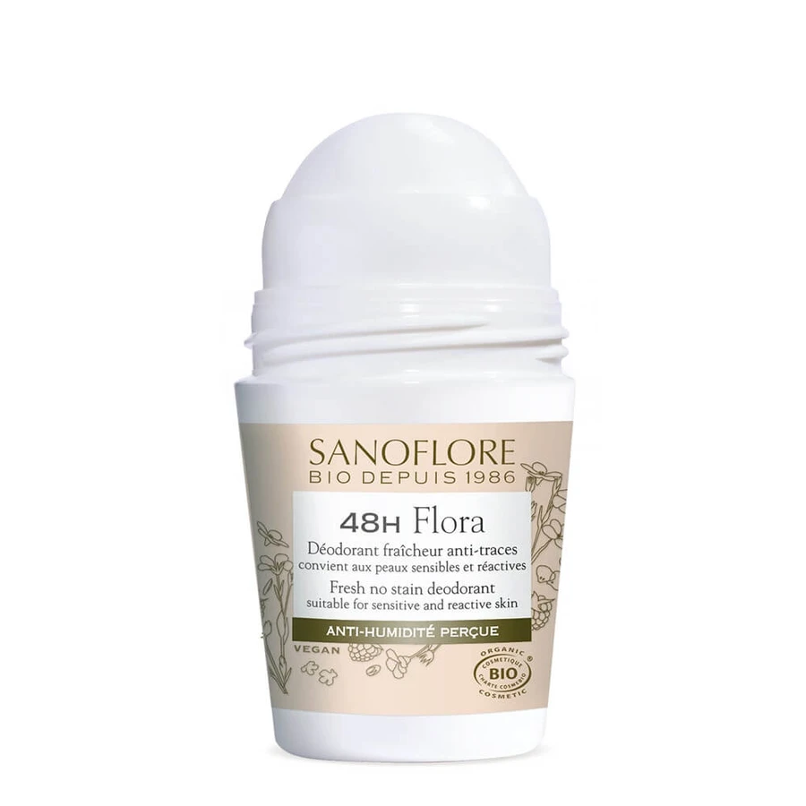 Sanoflore Deodorant Bille Nuage De Fraicheur Bio Efficacite 24h 50 ml