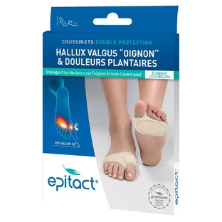 Epitact Coussinets Doppelschutz Hallux Valgus "Oignon" et Douleurs Plantaires 1 Paar