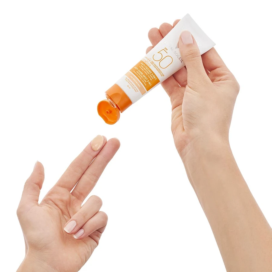 Vichy Ideal Soleil 3-in-1 Anti-Macchia Behandlung Sehr hoher Schutz Spf50+ 50ml