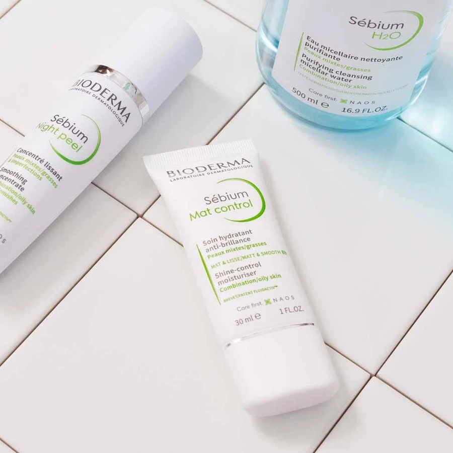 Bioderma Sebium Mattifying Moisturizing Treatment Combination to Oily Skin 30ml Mat Control