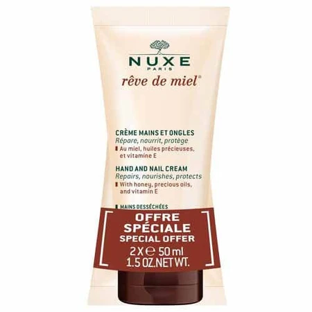 Nuxe Reve De Miel Cremă pentru mâini și unghii 2x50ml