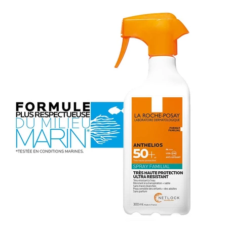 La Roche-Posay Anthelios Spray de familie cu protecție foarte ridicată SPF50+ 300 ml