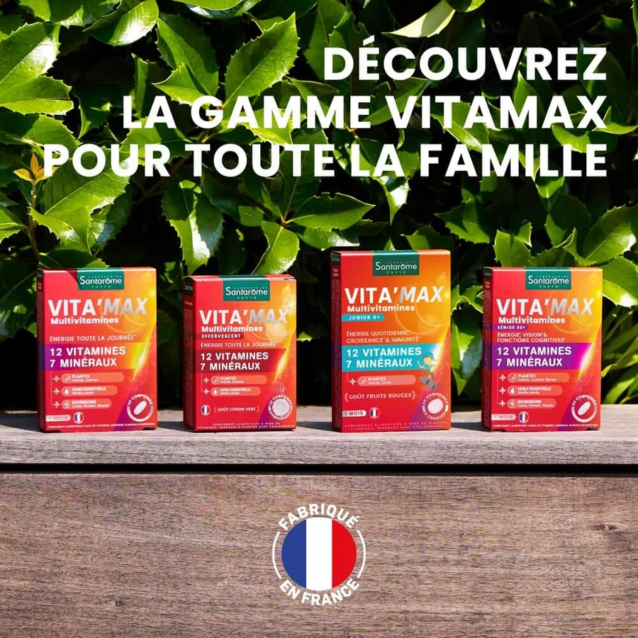 Santarome Vita'max Multivitaminas A partir de 12 años 30 comprimidos