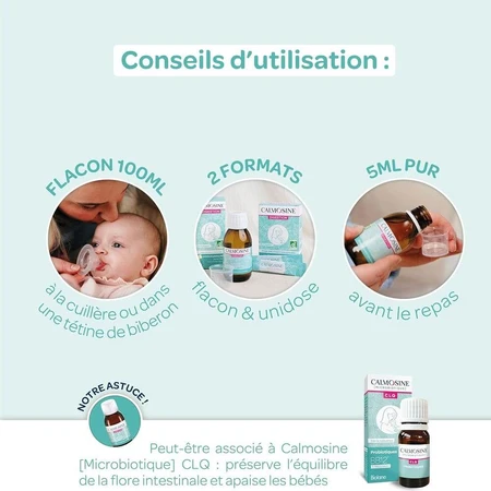 Băutură calmantă pentru digestie Calmosine Digestion Bio, 100 ml, Biolane