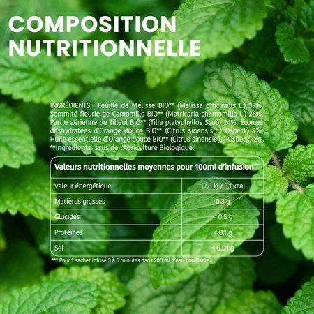 Santarome Bonne Nuit Infusion Sleep and Relax Infusion Bio Orange Flavour 20 saszetek: ceny i cechy