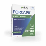 Arkopharma Forcapil Anticaduta 2 + 1 month free Cheveux et Ongles Dévitalisés 90 Tablets