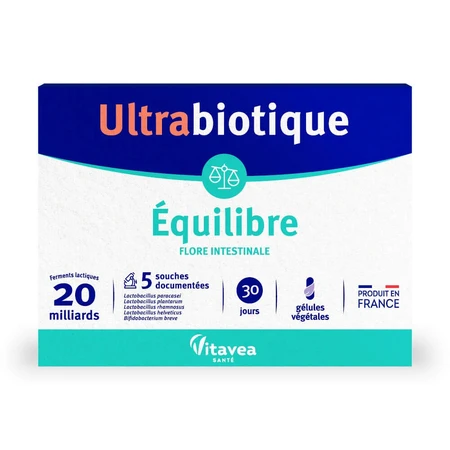 Vitavea Santé Ultrabiotique Intestinal Flore Balance 30 Gels