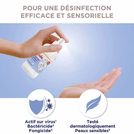Baccide Antivirales Desinfektionsspray Hände und Oberflächen Baumwollblüte 100ml