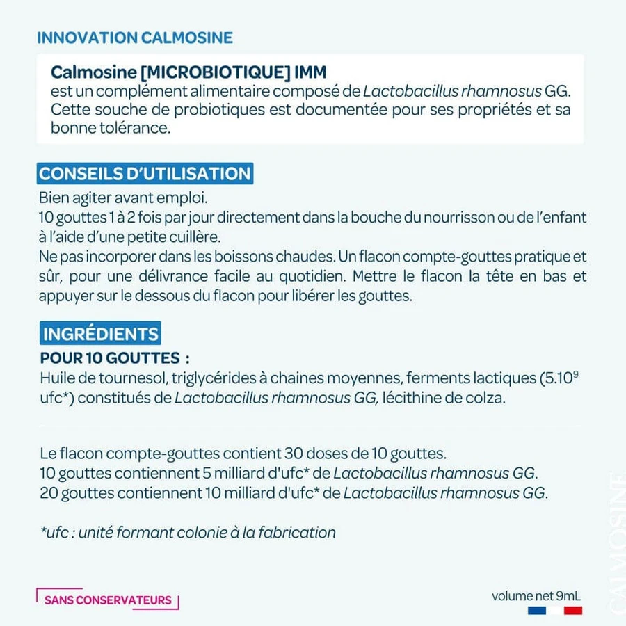 Calmosine Mikrobiota IMM 9ml