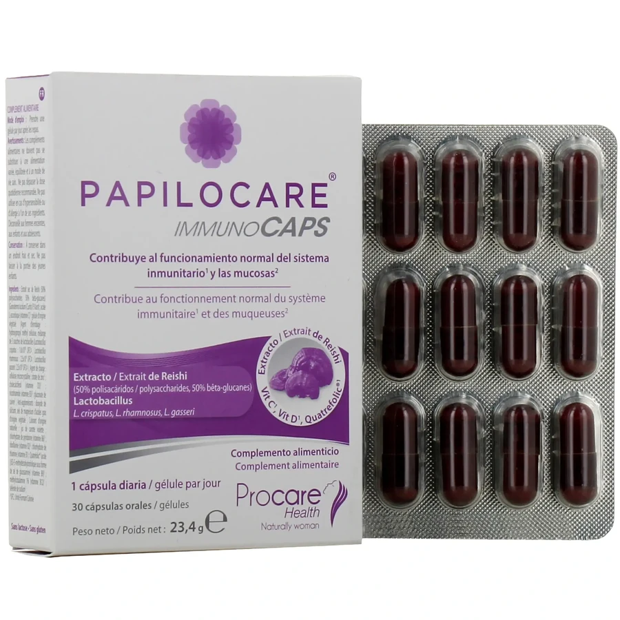 Papilocare Immunocaps, 30 capsules, Procare Health