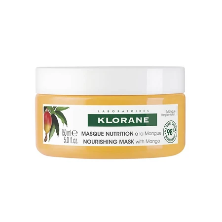 Klorane Mango Mască hrănitoare pentru păr uscat 150ml