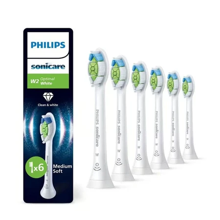 Philips Sonicare Optimal White W2 opzetborstels HX6066/87 x6