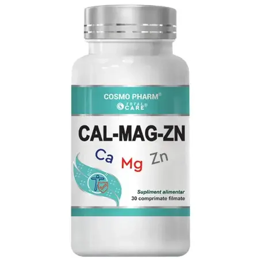 Cal-Mag-Zink, 30 tabletten, Cosmopharm