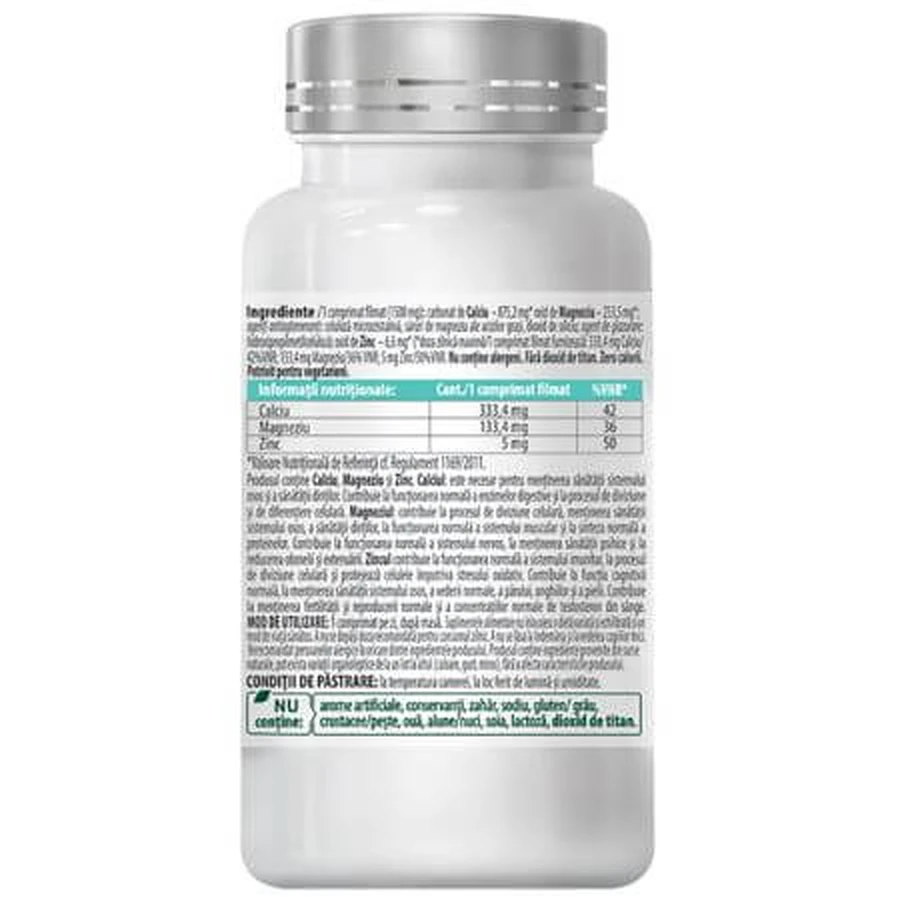 Cal-Mag-Zink, 30 tabletten, Cosmopharm