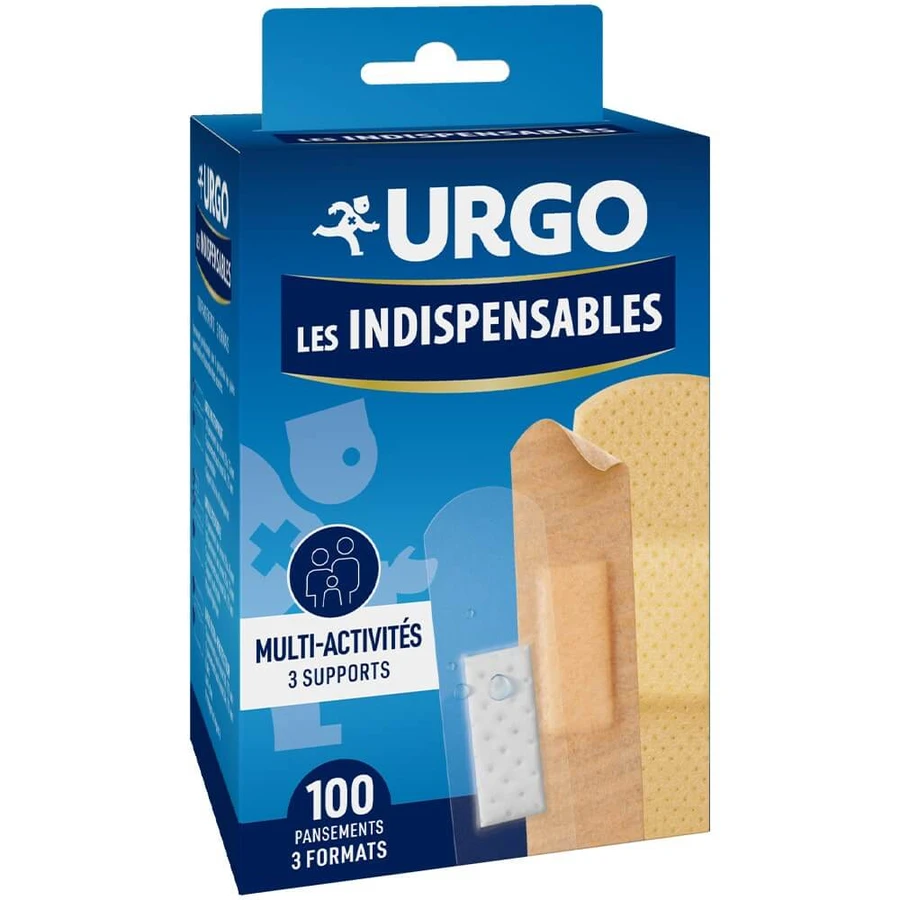 Urgo Indispensables 3 formats 100 Dressings