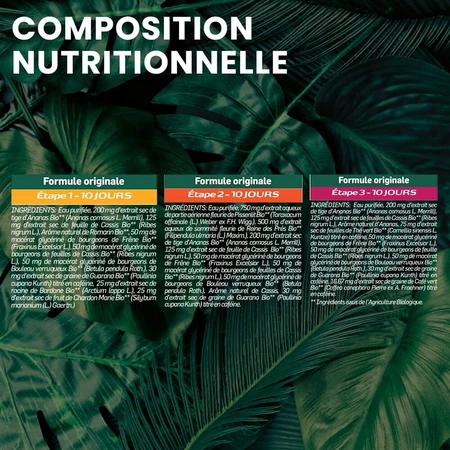 Santarome Ultra Slimming Program 30 Organic Vials Perte de poids 30 ampoules
