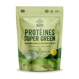 Iswari Super Groen organisch plantaardig eiwit 250g