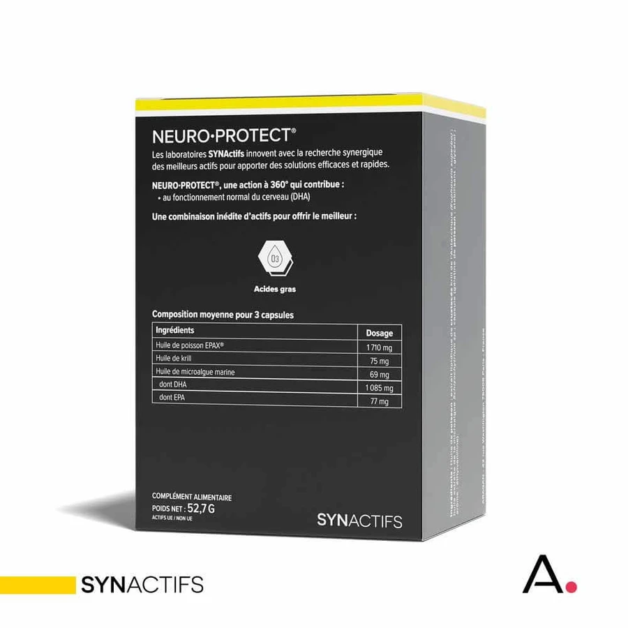 Aragan Synactifs Neuroprotection Brain Function 60 Capsules