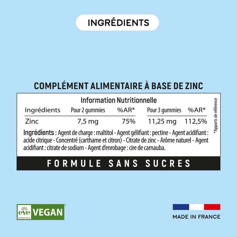 Lashilé Beauty Zinc 60 gummies
