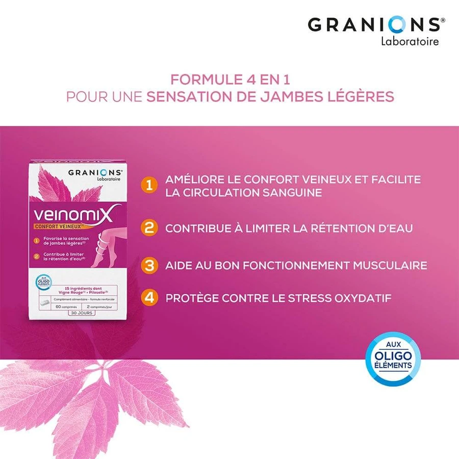 Granions Veinomix 60 Comprimes