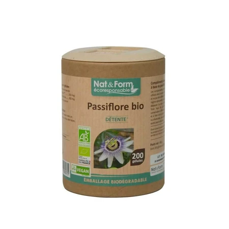 Nat&Form PASSIFLORE ORGANIC 200 Kapseln