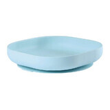 Silicone plate with suction cup, Blue, B913430, Beaba