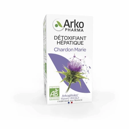 Arkopharma Arkocapsule Mariendistel Bio Leber entschlackend 45 Kapseln