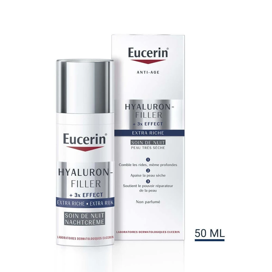 Eucerin Hyaluron-Filler Extra Riche Nachtverzorging Rijke Textuur 50ml
