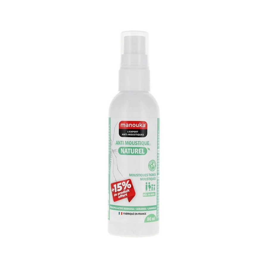 Manouka Spray Anti-Moustique Naturel 86ml
