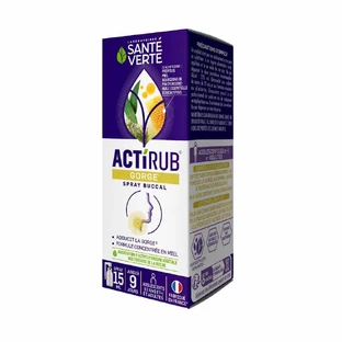 Sante Verte ActiRub Spray lenitivo per la gola 15ml