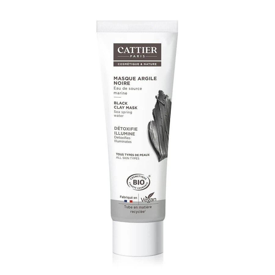 Cattier Clay Bio Schwarze Maske 100ml