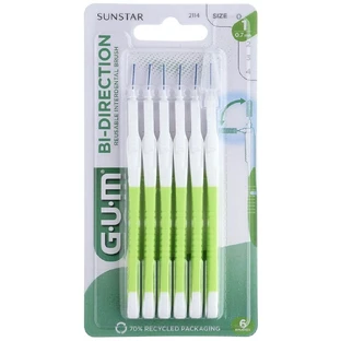 Gum Proxabrush Scovolini interdentali bidirezionali da 0,7 mm x6