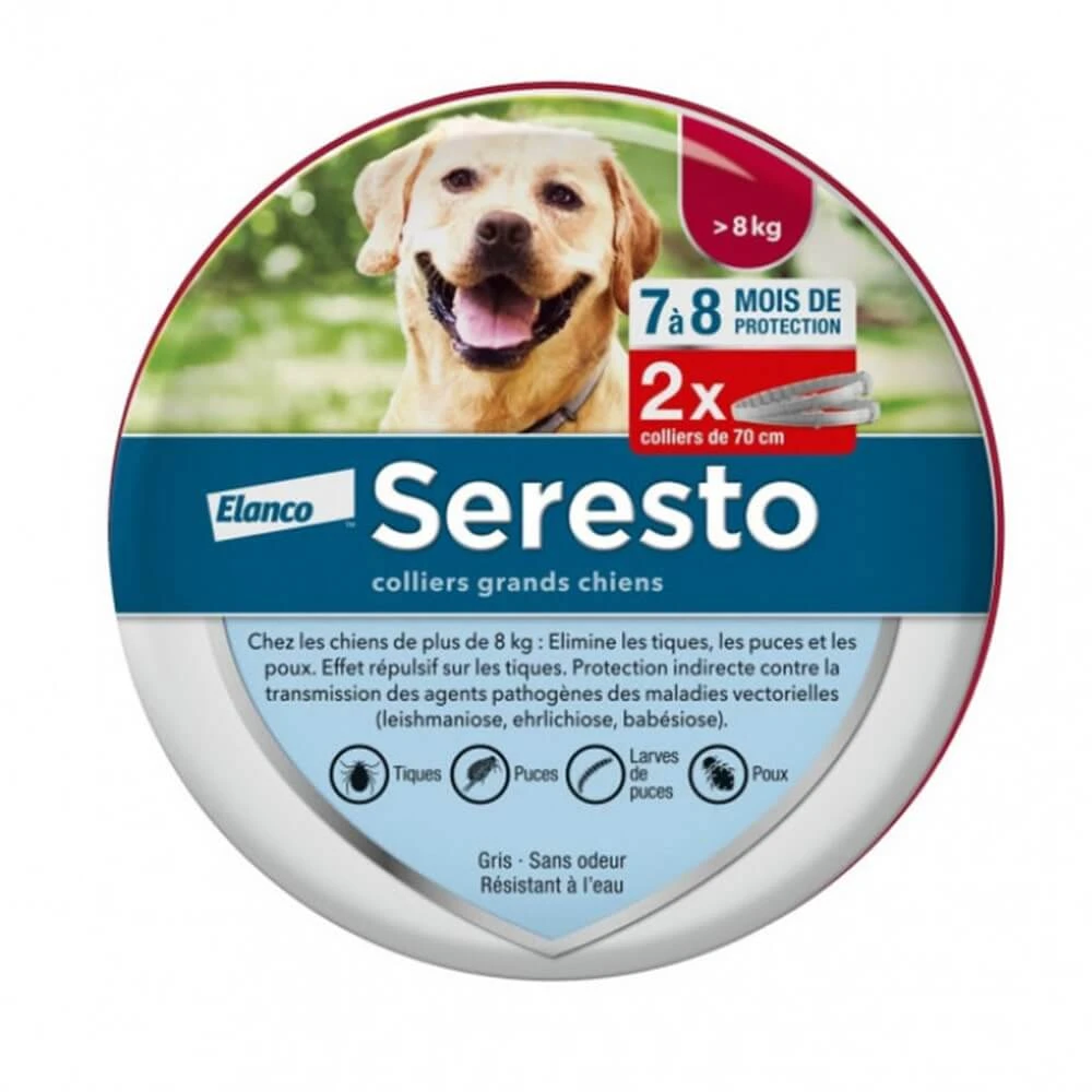 Seresto Antiparasitisches Halsband für große Hunde x 2