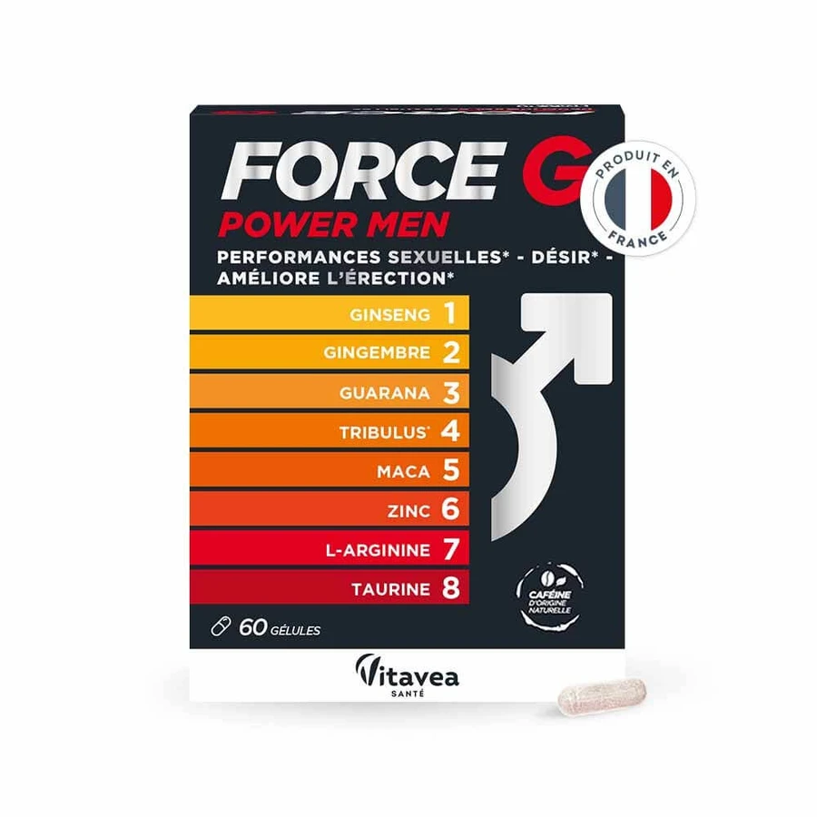 Vitavea Santé Force G Power Men Performances Sexuelles 60 Gélules