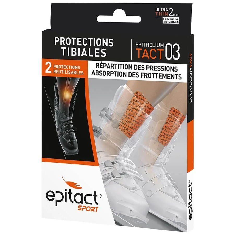 Epitact Sport Epithelium Tact 03 tibial protectors X2