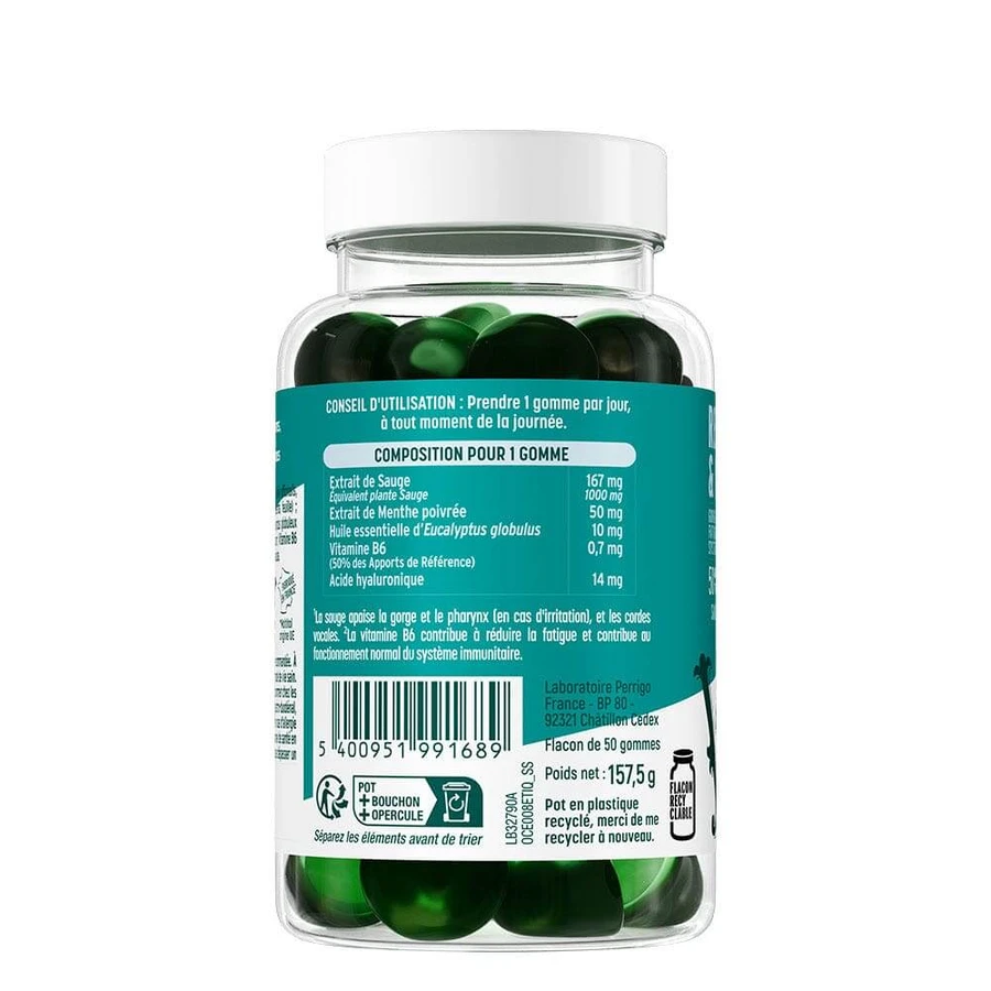 Valda Ademhalings- en Immuunsysteem Eucalyptussmaak 50 gummies