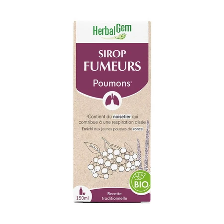 Herbalgem Biologische Siroop voor Rokers 150ml