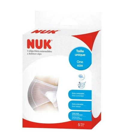 Nuk Slip in rete elasticizzata X5 taglia unica Taille Unique x5