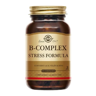 Solgar B-Complex Estrés Fórmula Compleja Relajación Sommeil 90 Comprimidos