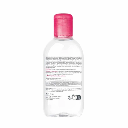 Bioderma Crealine Micellair Reinigingswater Anti-Rood Gevoelige Huid H2O AR 250ml