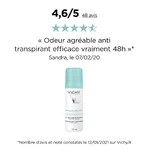 Vichy Deodorant Antiperspirant 48H Spray 2x125ml