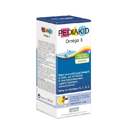 Pediakid Omega 3 Sirup mit Zitrone und Cola-Geschmack 125 ml