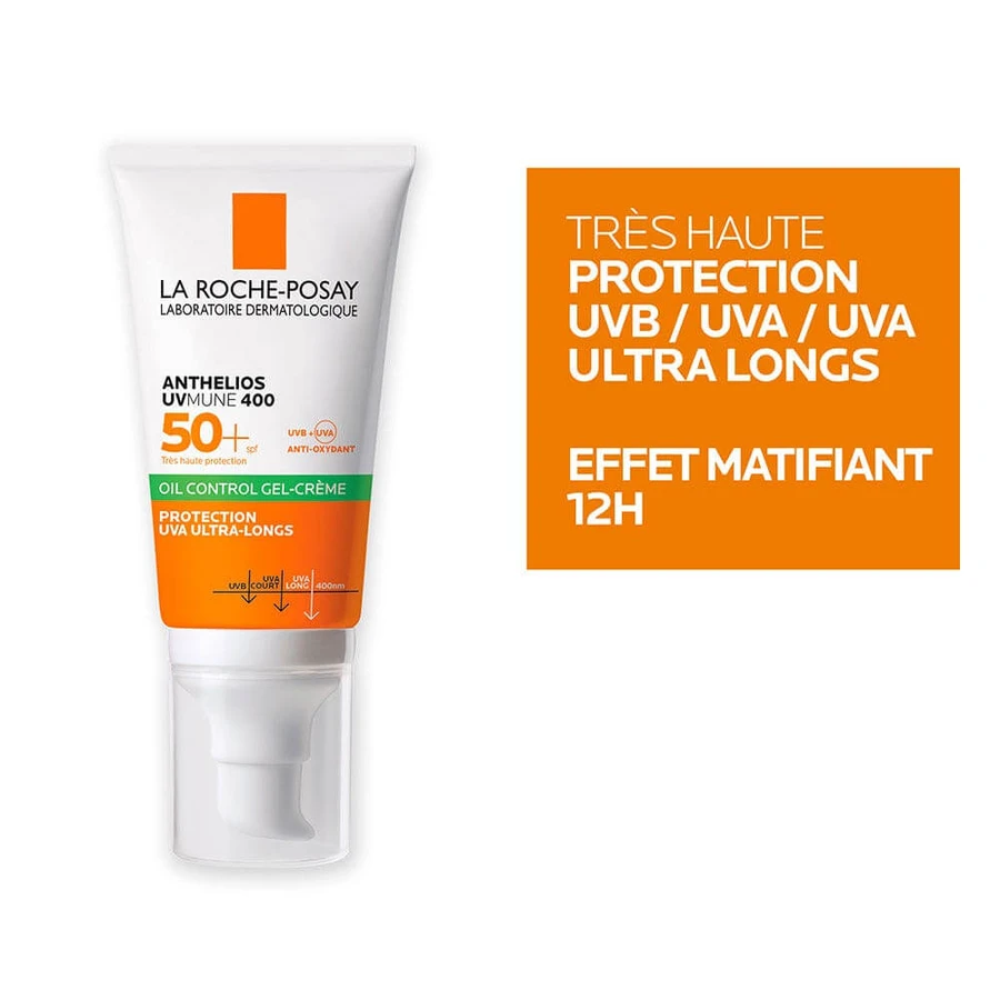 La Roche-Posay Anthelios Gel-Dry Touch Sonnenschutz-Gesichtscreme mit Parfüm Spf50+ Xl Sans Parfum 50ml